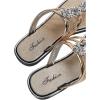 image:imageFloerns Womens Flat Sandals Flip Flop Sandals Summer Slip on Dressy Thong SandalGold