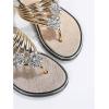 image:imageFloerns Womens Flat Sandals Flip Flop Sandals Summer Slip on Dressy Thong SandalGold Solid