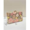 image:imageFloerns Womens Flower Sequin Clutch Purse Crossbody Bag Retro Chain Evening HandbagCoral Pink