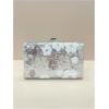 image:imageFloerns Womens Flower Sequin Clutch Purse Crossbody Bag Retro Chain Evening HandbagSilver
