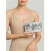 image:imageFloerns Womens Flower Sequin Clutch Purse Crossbody Bag Retro Chain Evening HandbagSilver