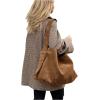 image:imageFloerns Womens Large Capacity Shoulder Bag Vintage Travel Big Bucket BagCoffee