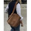 image:imageFloerns Womens Large Capacity Shoulder Bag Vintage Travel Big Bucket BagCoffee