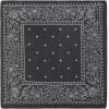 image:imageFloerns Womens Vintage Silk Bandana Paisley Print Headscarf Boho Square Hair ScarfBlack Ink