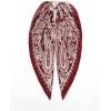 image:imageFloerns Womens Vintage Silk Bandana Paisley Print Headscarf Boho Square Hair ScarfBurgundy