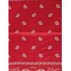 image:imageFloerns Womens Vintage Silk Bandana Paisley Print Headscarf Boho Square Hair ScarfHot Red