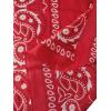 image:imageFloerns Womens Vintage Silk Bandana Paisley Print Headscarf Boho Square Hair ScarfHot Red