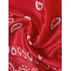 image:imageFloerns Womens Vintage Silk Bandana Paisley Print Headscarf Boho Square Hair ScarfHot Red