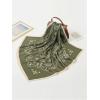 image:imageFloerns Womens Vintage Silk Bandana Paisley Print Headscarf Boho Square Hair ScarfOlive Green