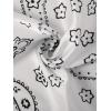 image:imageFloerns Womens Vintage Silk Bandana Paisley Print Headscarf Boho Square Hair ScarfWhite Cream