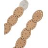 image:imageFloerns Womens Western Style Chunky Belt Wide Disco Belt Circle Y2k BeltsChampagne