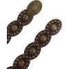 image:imageFloerns Womens Western Style Chunky Belt Wide Disco Belt Circle Y2k BeltsRust Brown