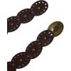image:imageFloerns Womens Western Style Chunky Belt Wide Disco Belt Circle Y2k BeltsRust Brown