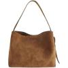 image:imageFloerns Womens Large Capacity Shoulder Bag Vintage Travel Big Bucket BagCoffee