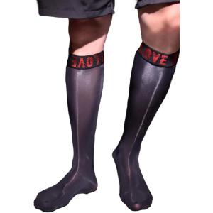 image:imageFloerns Mens Thin Dress Sock Reflective Formal Business Long StockingsBlack and Red