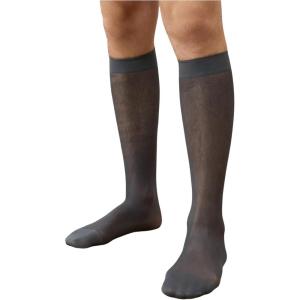 image:imageFloerns Mens Thin Dress Sock Reflective Formal Business Long StockingsDark Grey