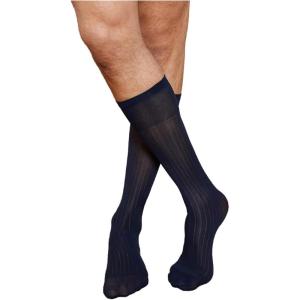 image:imageFloerns Mens Thin Dress Sock Reflective Formal Business Long StockingsDeep Blue
