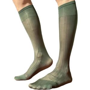 image:imageFloerns Mens Thin Dress Sock Reflective Formal Business Long StockingsGreen