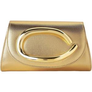 image:imageFloerns Womens Classic Metallic Clutch Purse Metal Flap Buckle Evening Handbags