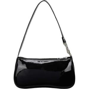 image:imageFloerns Womens Retro Classic Shoulder Bag Small Tote Handbag Clutch PurseBlack
