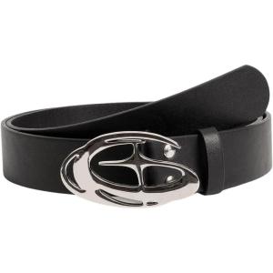 image:imageFloerns Womens Y2k Belt Punk Waist Belt Leather Belt Metal Buckle Belt for JeansBlack