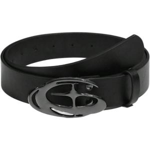 image:imageFloerns Womens Y2k Belt Punk Waist Belt Leather Belt Metal Buckle Belt for JeansDark Black