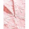 image:imageFloerns Womens Floral Jacquard Off The Shoulder Mini Dress Elegant A Line Wedding Guest DressesPink
