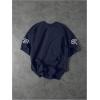 image:imageFloerns Mens Jersey Letter Print Graphic Oversized T Shirt Short Sleeve Crewneck Casual Football Jersey ShirtsDark Blue