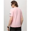 image:imageFloerns Mens Jersey Letter Print Graphic Oversized T Shirt Short Sleeve Crewneck Casual Football Jersey ShirtsLight Pink