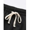 image:imageFloerns Mens Loose Fit Cartoon Graphic Drawstring Elastic Waist Shorts Casual Going Out Track ShortsBlack