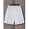 image:imageFloerns Mens Loose Fit Cartoon Graphic Drawstring Elastic Waist Shorts Casual Going Out Track ShortsWhite