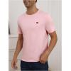 image:imageFloerns Mens Striped Print Color Block Short Sleeve T Shirt Crewneck Summer Tee ShirtsDusty Pink
