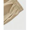 image:imageFloerns Mens Summer Letter Graphic Print Shorts Drawstring Elastic Waist Casual Track ShortsKhaki