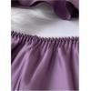 image:imageFloerns Womens 2 Piece Pajama Sets Satin Sleeveless V Neck Cami Top and Shorts Pj SetsPurple