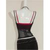 image:imageFloerns Womens 2 Piece Sheer Mesh Spaghetti Strap Y2k Cami Top with Lace BraletteBlack