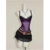 image:imageFloerns Womens 2 Piece Sheer Mesh Spaghetti Strap Y2k Cami Top with Lace BralettePurple