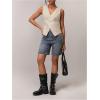 image:imageFloerns Womens Casual Sleeveless Wrap Tie Side Tank Top V Neck Going Out Vest ShirtsApricot