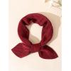 image:imageFloerns Womens Sequin Mesh Sheer Bandana Square Head Scarves Hair Wrap Neck Glitter Head ScarfBurgundy