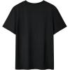 image:imageFloerns Mens Graphic Tees Short Sleeve Letter Print Crewneck Summer T ShirtsBlack