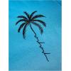image:imageFloerns Mens Hawaiian Summer Beach Vacation Causal T Shirts Ombre Tropical Print Crewneck Short Sleeve Tee Shirts TopsBlue Pink