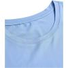 image:imageFloerns Mens Hawaiian Summer Beach Vacation Causal T Shirts Ombre Tropical Print Crewneck Short Sleeve Tee Shirts TopsLight Blue Tropical