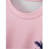 image:imageFloerns Mens Hawaiian Summer Beach Vacation Causal T Shirts Ombre Tropical Print Crewneck Short Sleeve Tee Shirts TopsPink
