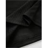 image:imageFloerns Mens Ribbed Knit Sleeveless T Shirt Mock Neck Solid Tank TopBlack
