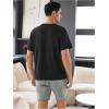 image:imageFloerns Mens Summer Christian Cross Graphic Print Short Sleeve Jesus T Shirts Crewneck Tee TopsBlack Cross