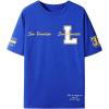 image:imageFloerns Mens Summer Christian Cross Graphic Print Short Sleeve Jesus T Shirts Crewneck Tee TopsRoyal Blue