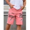 image:imageFloerns Mens Y2k Graphic Print Bermuda Jorts Grunge Distressed Denim Jean ShortsPink