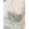 image:imageFloerns Womens Y2k Bow Cute Makeup Bag Zipper Closure Portable Cosmetic Toiletry Bags Pink Bow One SizePink Bow