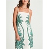 image:imageFloerns Womens Tropical Cami Dress Spaghetti Strap Beach Vacation Short DressesGreen
