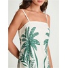 image:imageFloerns Womens Tropical Cami Dress Spaghetti Strap Beach Vacation Short DressesGreen
