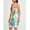 image:imageFloerns Womens Tropical Cami Dress Spaghetti Strap Beach Vacation Short DressesGreen